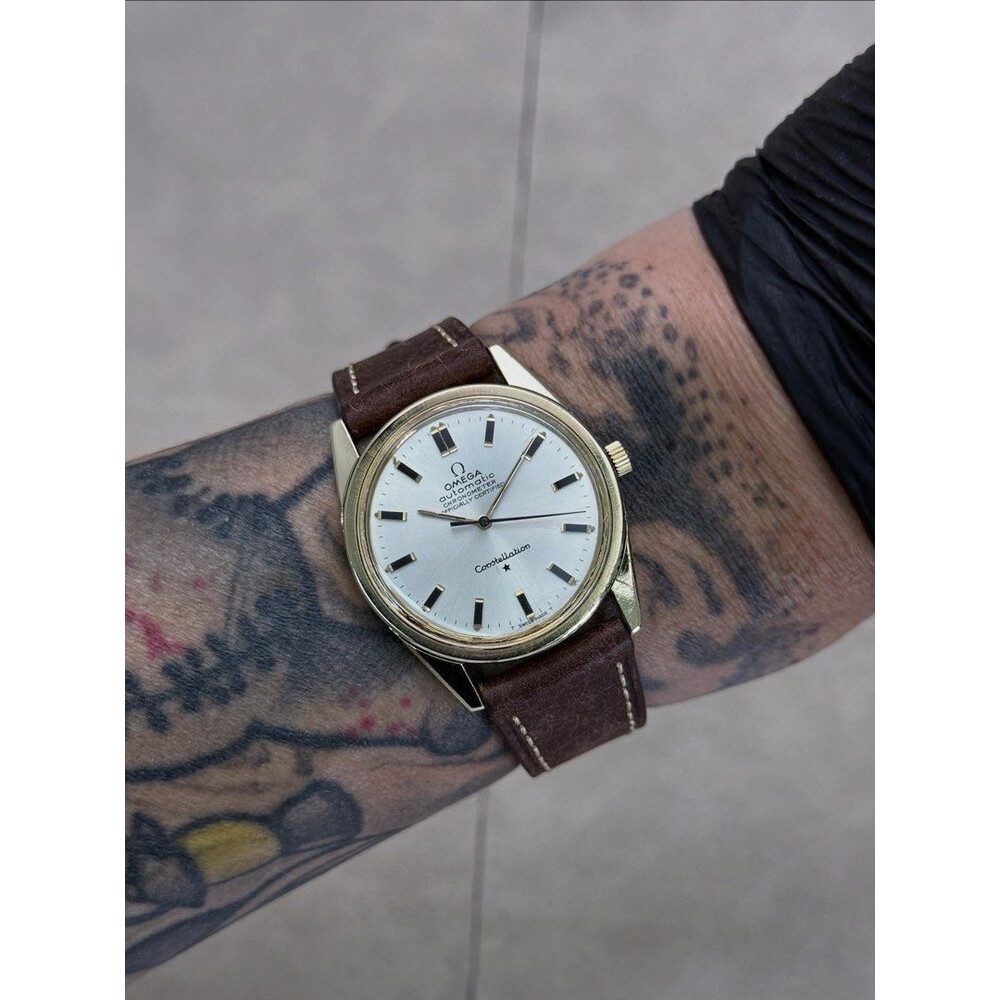 33mm • 1969 Omega Constellation Gold Cap ref.167.021 cal.712 Automatic